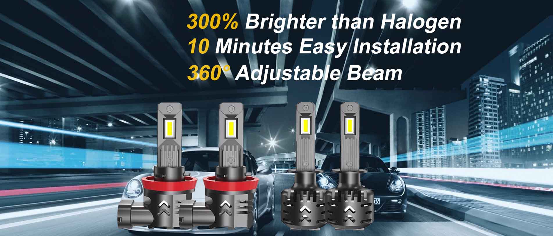 LED automotive headlights